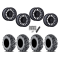 EFX MotoMTC 28x10-15 Tires on Fuel Rincon Blackout Beadlock Wheels