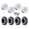 EFX MotoMTC 28x10-15 Tires on Fuel Rincon Machined Beadlock Wheels