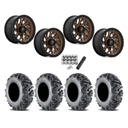 EFX MotoMTC 28x10-15 Tires on Fuel Runner Matte Bronze Wheels