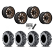 EFX MotoMTC 28x10-15 Tires on Fuel Runner Matte Bronze Wheels