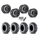 EFX MotoMTC 28x10-14 Tires on Fuel Vector Matte Black Wheels EFX MotoMTC 28x10-14 Tires on Fuel Vector Matte Black Wheels
