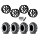 EFX MotoMTC 26x9-14 & 26x11-14 Tires on MSA M12 Diesel Wheels