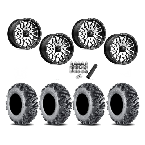 EFX MotoMTC 26x9-14 & 26x11-14 Tires on MSA M38 Brute Wheels