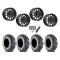 EFX MotoMTC 28x10-15 Tires on MSA M43 Fang Titanium Tint Wheels