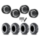 EFX MotoMTC 28x10-14 Tires on MSA M43 Fang Titanium Tint Wheels