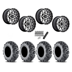 EFX MotoMTC 26x9-14 & 26x11-14 Tires on MSA M45 Portal Machined Wheels