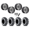 EFX MotoMTC 27x10-14 Tires on MSA M45 Portal Machined Wheels
