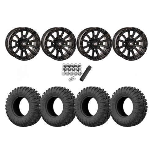 EFX Motoclaw 28x10-14 Tires on HL21 Gloss Black Wheels EFX Motoclaw 28x10-14 Tires on HL21 Gloss Black Wheels