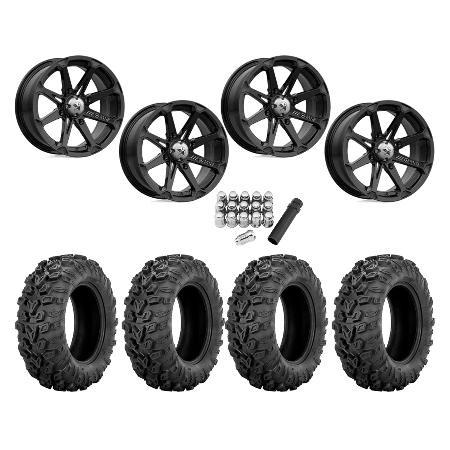 Sedona Mud Rebel 26 inch tires on MSA M12 Diesel wheels
