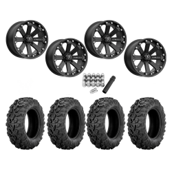 Sedona Mud Rebel 26x9-14 & 26x11-14 Tires on MSA M20 Kore Wheels