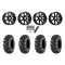ITP Mud Lite II 2) 28x9-14 & 2) 28x11-14 Tires on MSA M12 Diesel Wheels