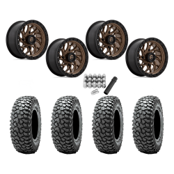 Obor RocScraper 32x10-15 Tires on Fuel Runner Matte Bronze Wheels