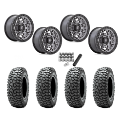 Obor RocScraper 32x10-15 Tires on Fuel Unit Matte Anthracite Wheels