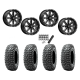 Obor RocScraper 32x10-15 Tires on MSA M41 Boxer Gloss Black Milled Wheels