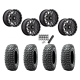 Obor RocScraper 32x10-15 Tires on MSA M45 Portal Gloss Black Milled Wheels