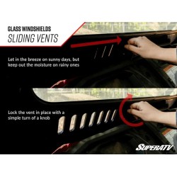 Polaris Ranger 1000 Glass Windshield