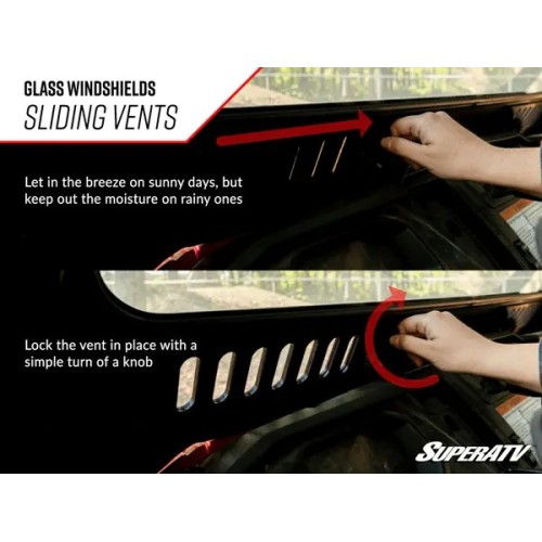 Polaris Ranger 1000 Glass Windshield Polaris Ranger 1000 Glass Windshield