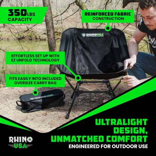 Rhino USA Portable Camping Chair