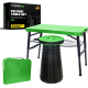 Rhino USA Folding Camping Table & Stool Set