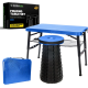 Rhino USA Folding Camping Table & Stool Set