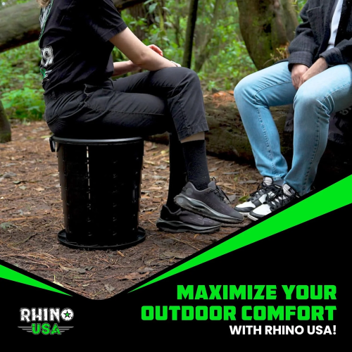 Rhino USA Portable Camping Toilet