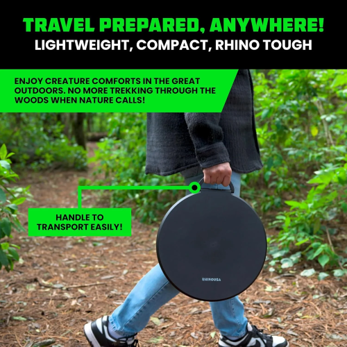 Rhino USA Portable Camping Toilet