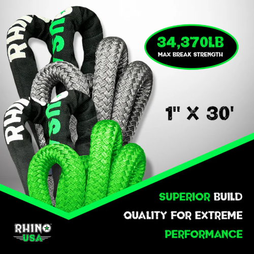 Rhino USA 1" x 30' Kinetic Energy Recovery Rope Rhino USA 1" x 30' Kinetic Energy Recovery Rope