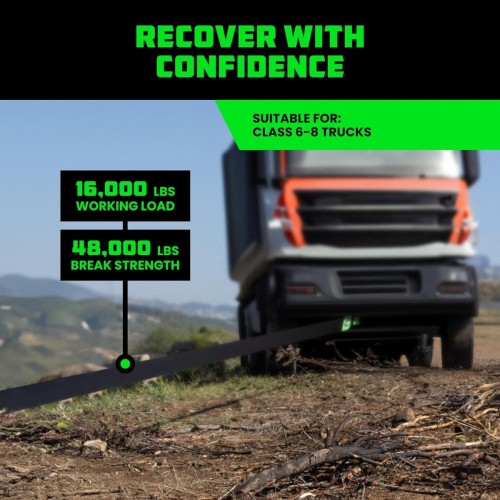 Rhino USA 6" x 30' Ultimate Recovery Tow Strap Rhino USA 6" x 30' Ultimate Recovery Tow Strap
