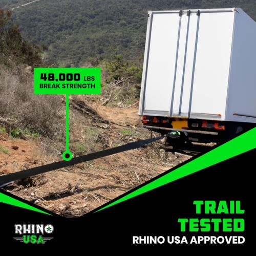 Rhino USA 6" x 30' Ultimate Recovery Tow Strap Rhino USA 6" x 30' Ultimate Recovery Tow Strap