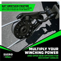 Rhino USA Recovery Snatch Block Rhino USA Recovery Snatch Block