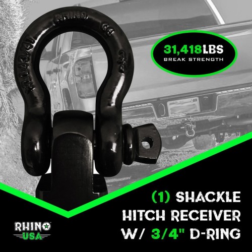Rhino USA 2" Shackle Hitch Receiver Rhino USA 2" Shackle Hitch Receiver