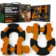 Rhino USA 8-Ton Super Shackles w/ Isolators (2-Pack) Rhino USA 8-Ton Super Shackles w/ Isolators (2-Pack)