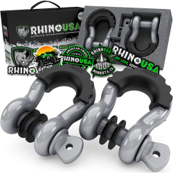 Rhino USA 3/4" D-Ring Shackle Set Rhino USA 3/4" D-Ring Shackle Set