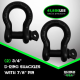 Rhino USA 20' Tow Strap & D-Ring Shackle Set Combo