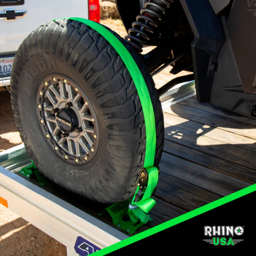 Rhino USA UTV Wheel Chock Tie-Down Kit - 4 Pack