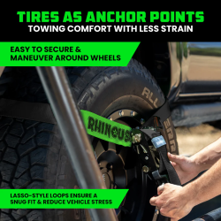 Rhino USA Tie-Down Lasso Straps (Flat-Hooks) Rhino USA Tie-Down Lasso Straps (Flat-Hooks)