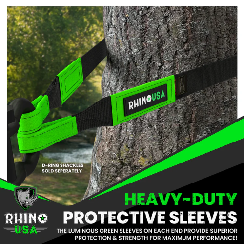 Rhino USA 3" x 30' Ultimate Recovery Tow Strap