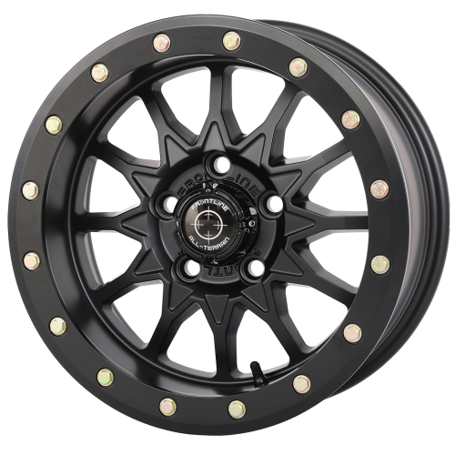 Terache Aztex XX 32x8.5-14 Tires on Frontline 223 Matte Black Beadlock Wheels Terache Aztex XX 32x8.5-14 Tires on Frontline 223 Matte Black Beadlock Wheels