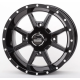 Terache Aztex XL 28x9-14 (8ply) Tires on Frontline 556 Gloss Black Wheels