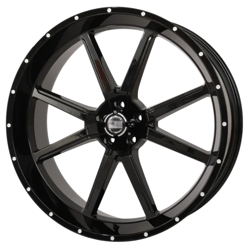 Frontline 556 Gloss Black (24x9) wheel
