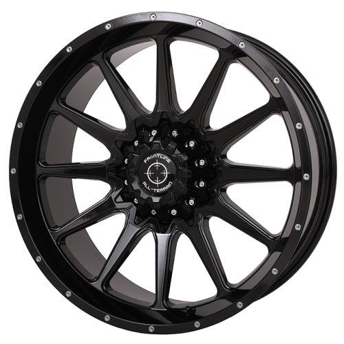 System 3 XT400W 35x12-20 Tires on Frontline 762 Gloss Black (20x8) Wheels