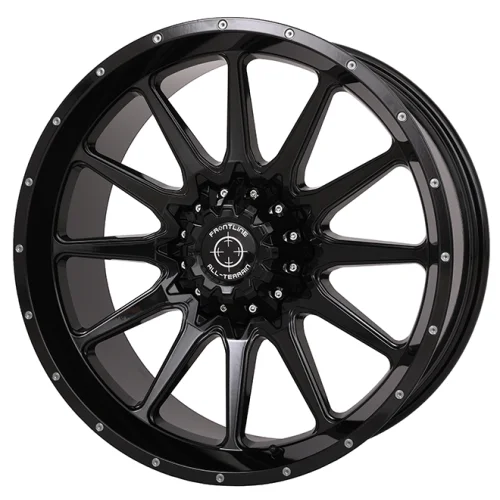 Frontline 762 Gloss Black (20x8) wheel