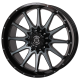 EFX MotoSlayer 33x9.5-20 Tires on Frontline 762 Gloss Dark Tint (20x8) Wheels