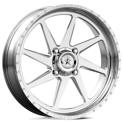 BKT TR 171 35x8.3-20 Tires on American Force K04 Camino Polished Forged Wheels