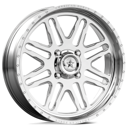 BKT AT 171 35x9-20 Tires on American Force K07 Energy Polished Forged Wheels BKT AT 171 35x9-20 Tires on American Force K07 Energy Polished Forged Wheels