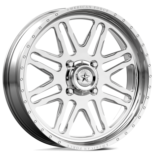 BKT AT 171 35x9-20 Tires on American Force K07 Energy Polished Forged Wheels BKT AT 171 35x9-20 Tires on American Force K07 Energy Polished Forged Wheels