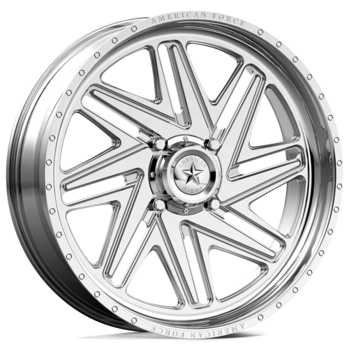 BKT AT 171 35x9-20 Tires on American Force K08 Carver Polished Forged Wheels BKT AT 171 35x9-20 Tires on American Force K08 Carver Polished Forged Wheels