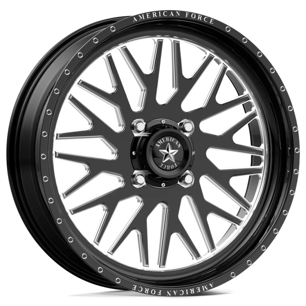 American Force K10 Trace Black Forged wheel