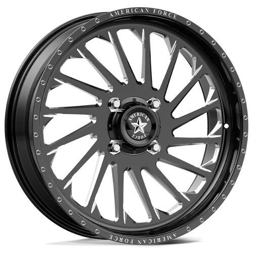 American Force K12 Shredder Black Forged wheel