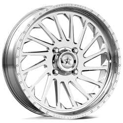 BKT AT 171 35x9-20 Tires on American Force K12 Shredder Polished Forged Wheels BKT AT 171 35x9-20 Tires on American Force K12 Shredder Polished Forged Wheels